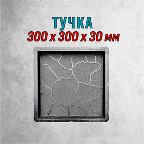 Форма для тротуарной плитки Тучка Екб 300*300*30 мм 2115