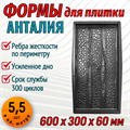 Форма для тротуарной плитки Анталия ТФС 600*300*60 мм 2025
